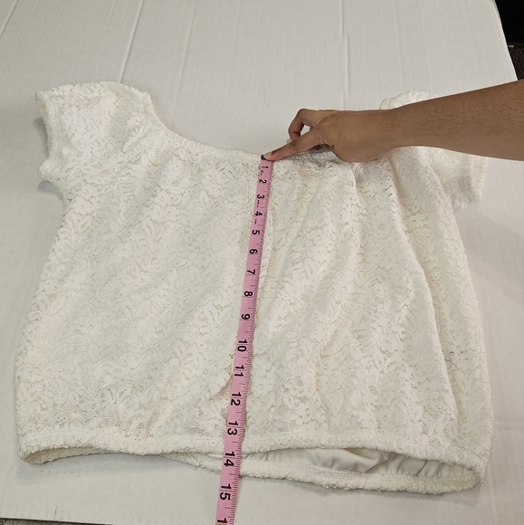 Ardene White Flower Top - Picture 12 of 13